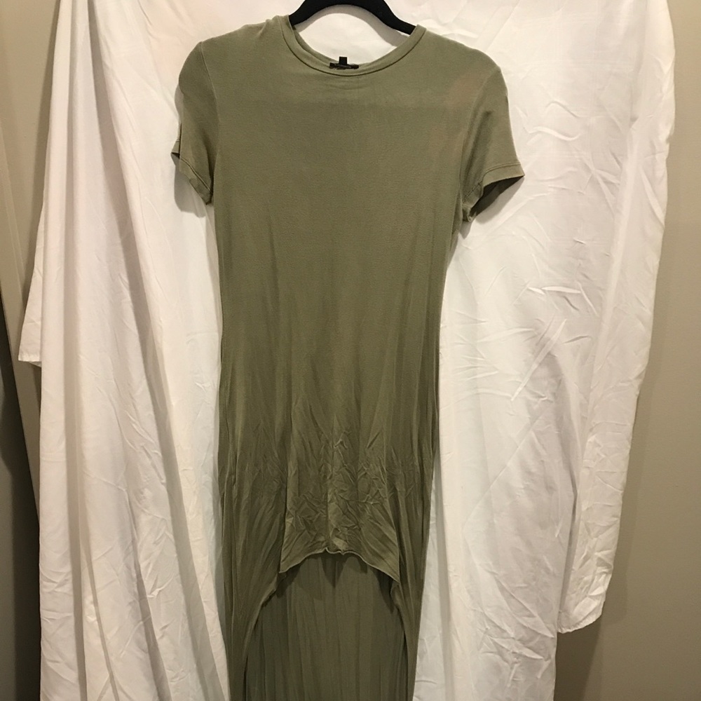 sen high-low Jersey knit fabric dress